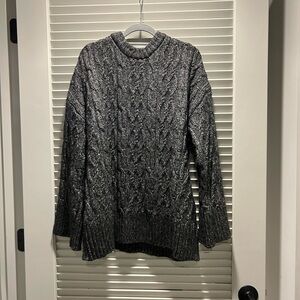 Cable knit sweater